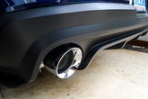 AWE Track Edition Axle-back Exhaust for the S197 Ford Mustang GT - Chrome Silver Tips - Mounted